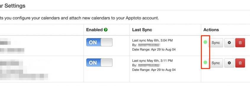 Apptoto sync icons