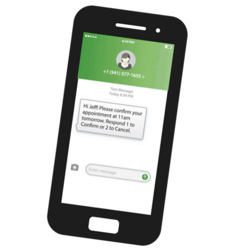 automated text reminder for appointment