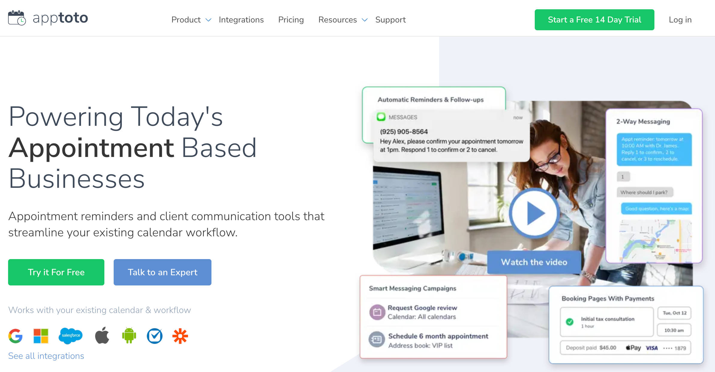 Apptoto homepage
