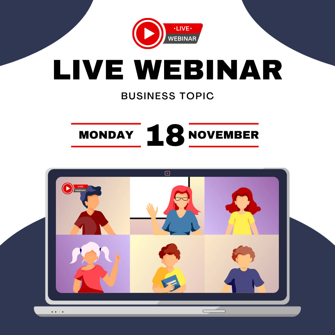 Example webinar topic screen