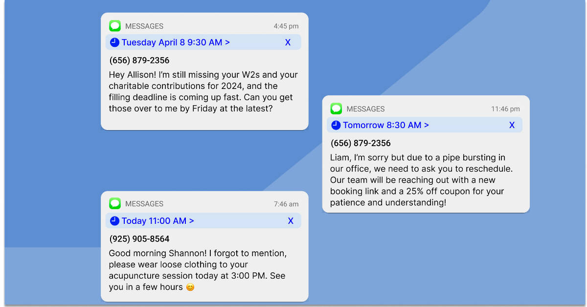 How to Schedule a Text (and Never Forget a Follow Up Again)