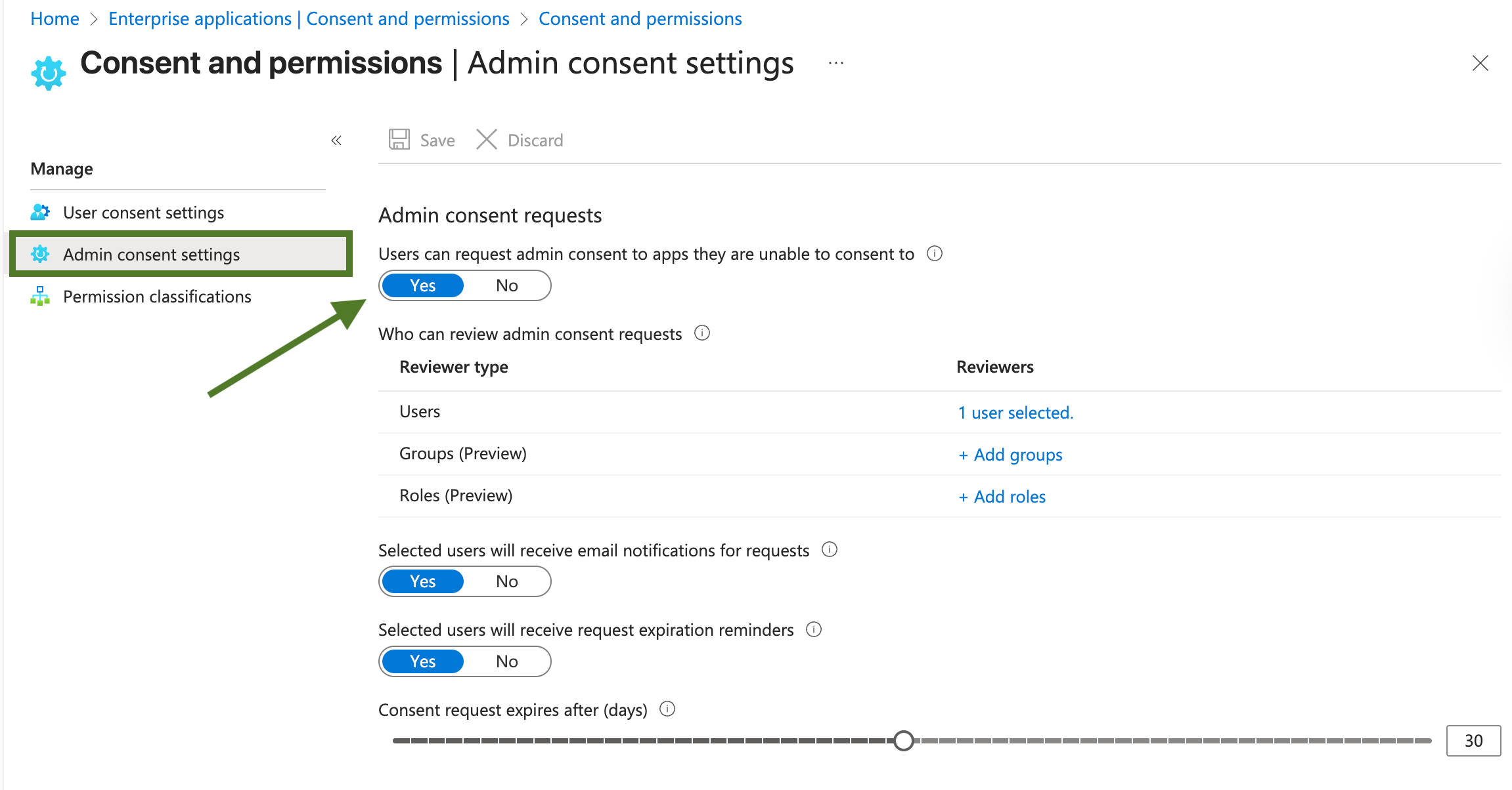 Allow users to request consent to access certain apps via admin approval in Microsoft Entra
