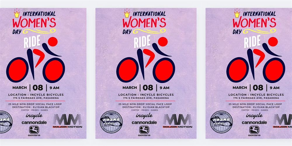 International Women’s Day Ride P/B Team Peach