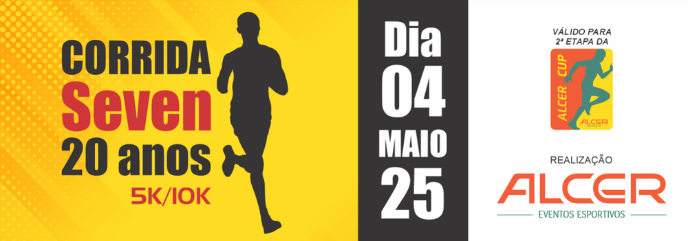 Corrida Seven - 20 anos - Boleto e Pix