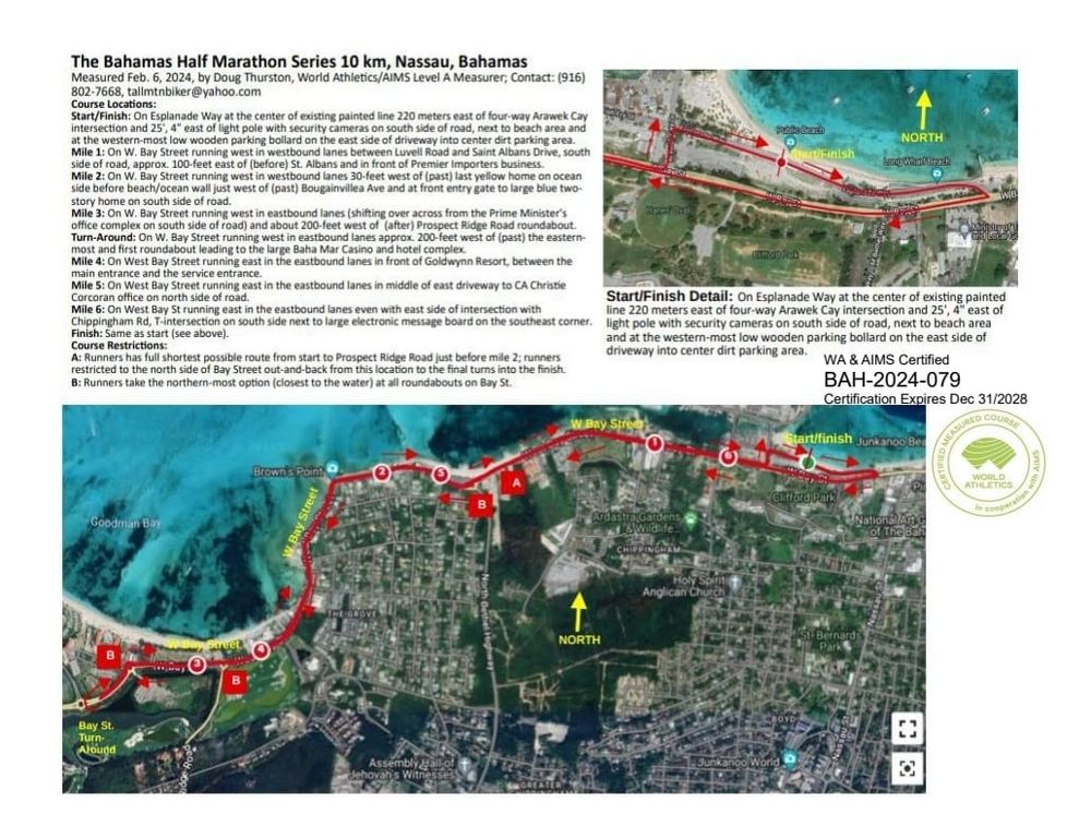 The 2025 Bahamas Half, 10K, 5K & Half Relay, Nassau Bahamas