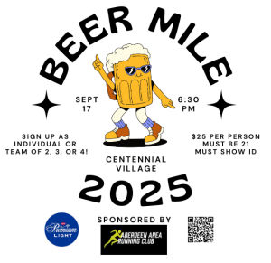 Aberdeen Area Running Club Beer Mile 2025