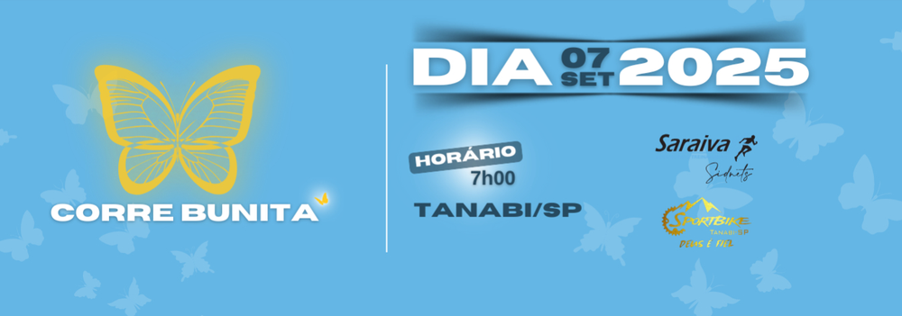 Corre Bunita - 2025 Cartão