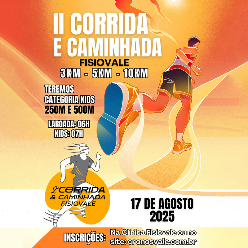 2ª CORRIDA E CAMINHADA FISIOVALE