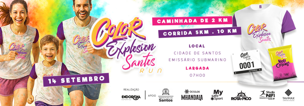 Color Explosion Run - Santos