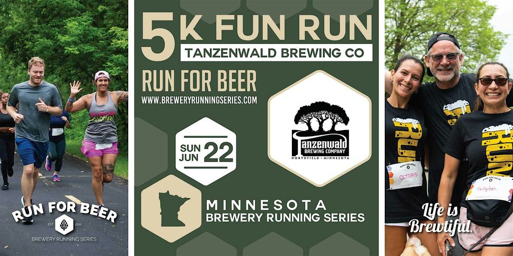 5k Beer Run x Tanzenwald Brewing Co | 2025 MN Brewery Running Series