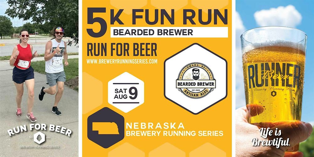 5k Beer Run x Bearded Brewer | 2025 Nebraska Brewery Running Series