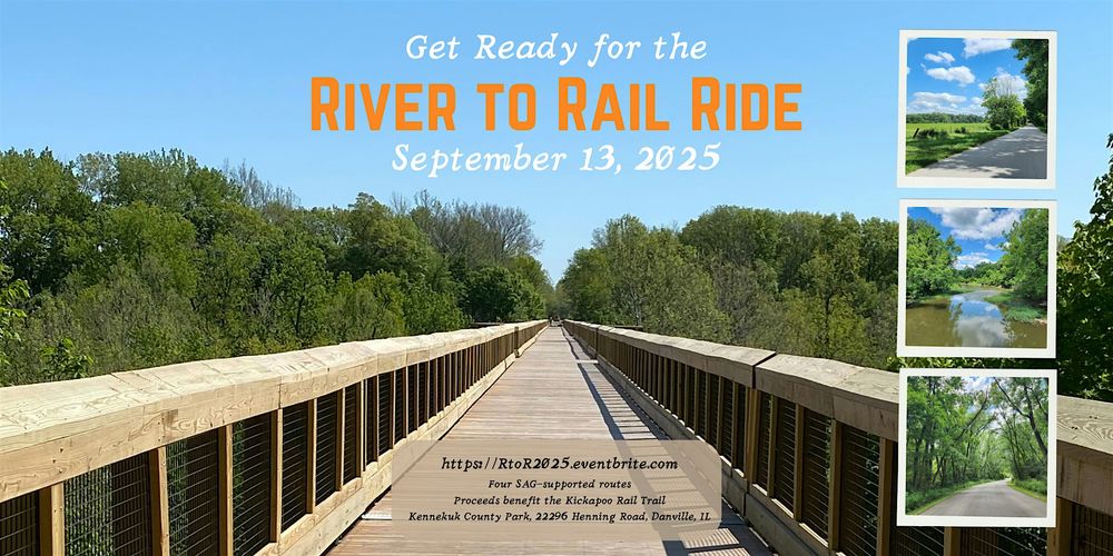 2025 River to Rail Ride Fundraising Event for the Kickapoo Rail Trail