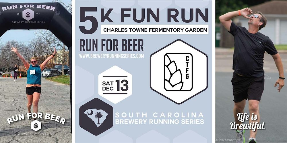 Hoppy Holidays 5k Beer Run + CTF Garden | 2025 SC Brewery Running Series