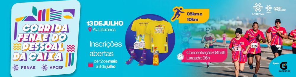 XV CORRIDA FENAE DO PESSOAL DA CAIXA – APCEF/MA