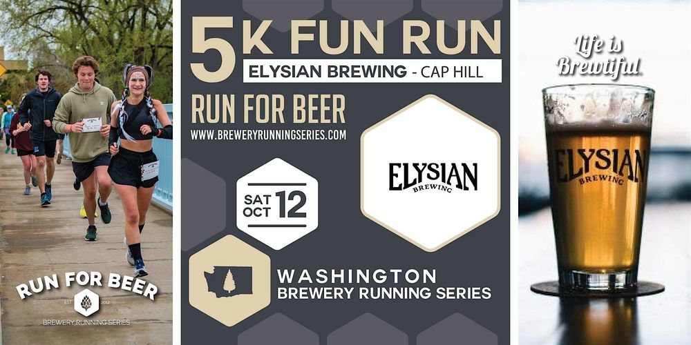 5k Beer Run x Elysian Capitol Hill Brewery | 2025 WA Brewery Running Series