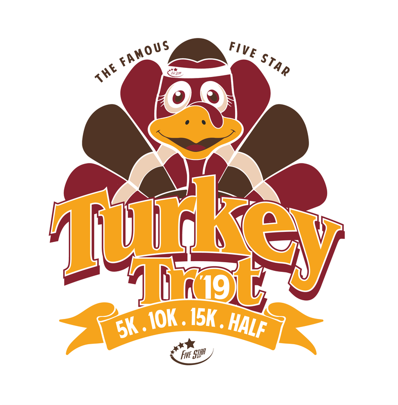Five Star Thanksgiving Turkey Trot 5K, 10K, 15K &Half Marathon