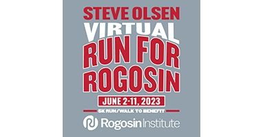 15th Annual Steve Olsen VIRTUAL Run for Rogosin