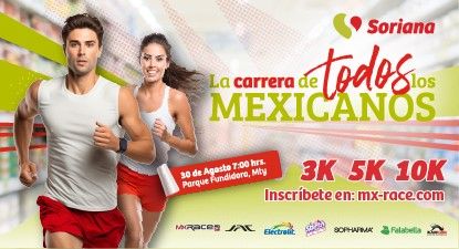 Carrera Soriana - La Carrera de todo los mexicanos 2025