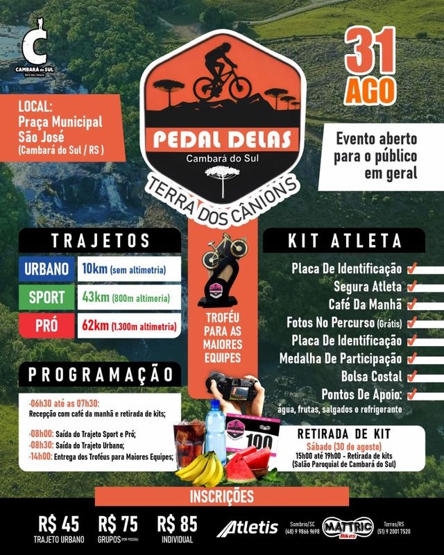 Pedal Delas Terra dos Cânions