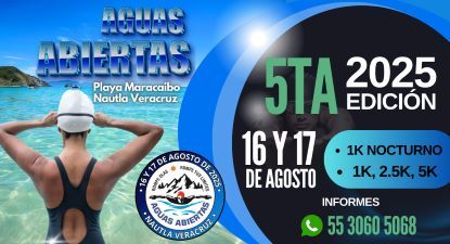 Aguas Abiertas Nautla Veracruz 2025