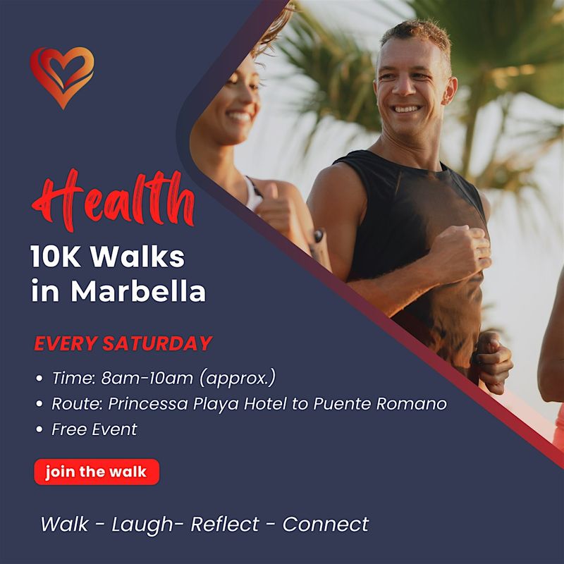 Health 10K Group Walks on the Costa del Sol in Marbella