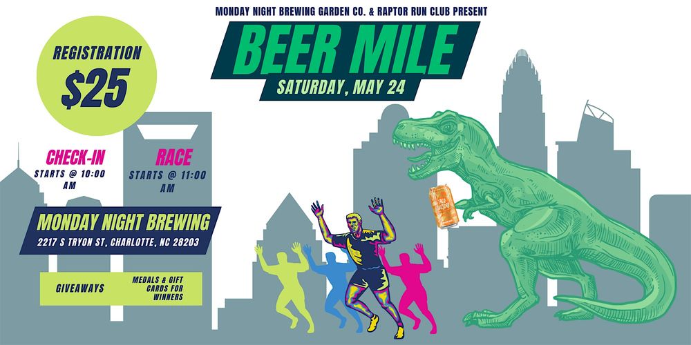 Monday Night Brewing x Running Raptors Beer Mile