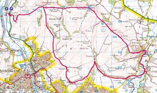 17-18 miles UK Ultra Event – Southease Loop via Alfriston – Guided Trail Run