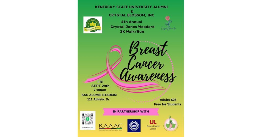 KSU & Crystal Blossom Inc. Breast Cancer Awareness Walk/Run