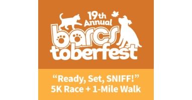 Ready, Set, SNIFF! 5K Race and 1-Mile Walk at BARCStoberfest