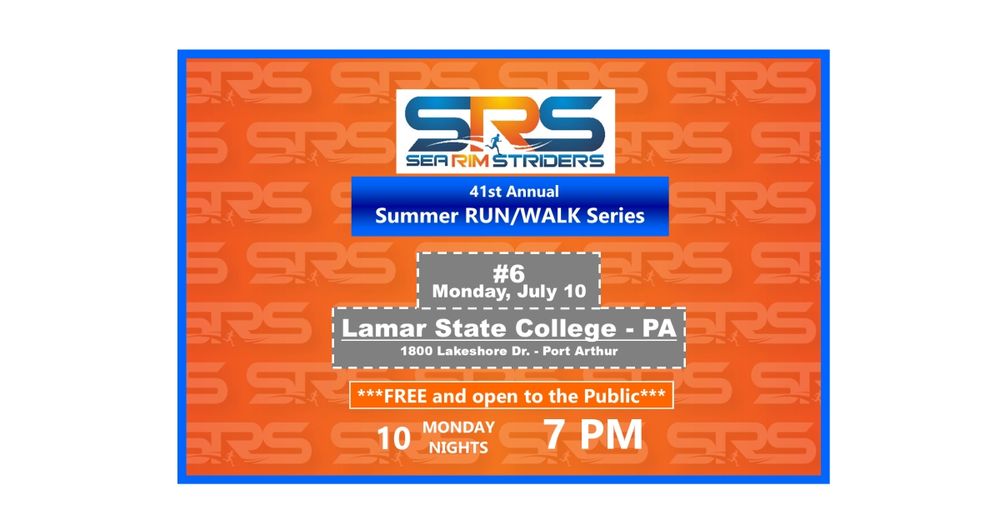 Sea Rim Striders FREE Summer Run/Walk Series #7