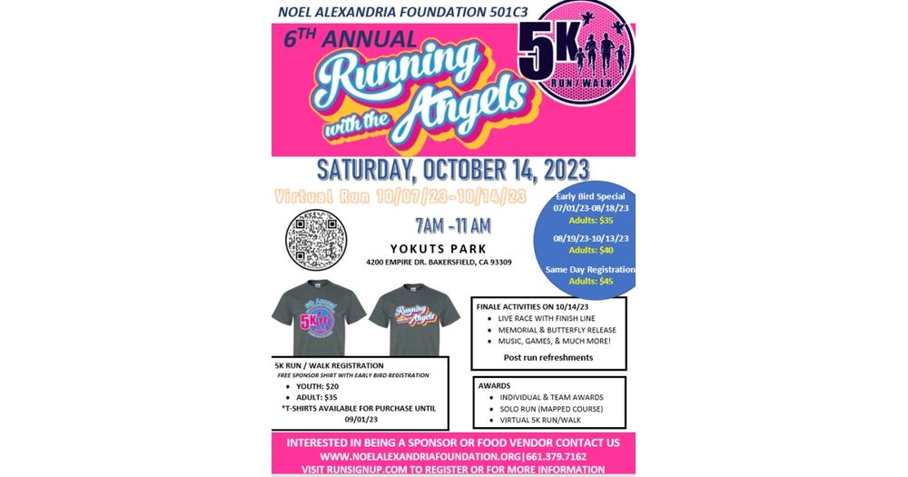 8th Annual Running with the Angels - Pregnancy and Infant Loss Awareness