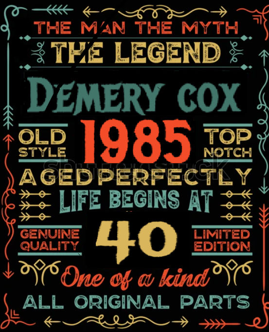 Demery Cox's 40th Birthday Run