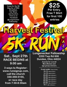 Harvest Festival 5K Run / Walk