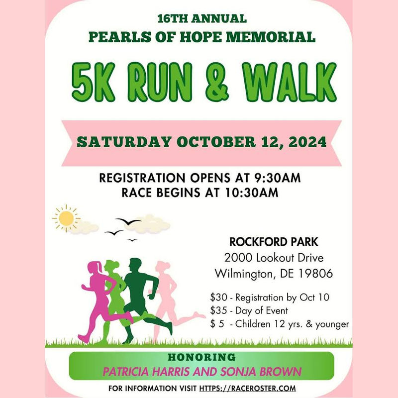 17th Pearls of Hope 5k