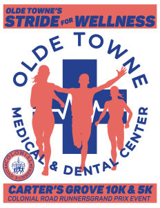 Olde Towne's "Stride for Wellness" CARTER'S GROVE 10K & 5K
