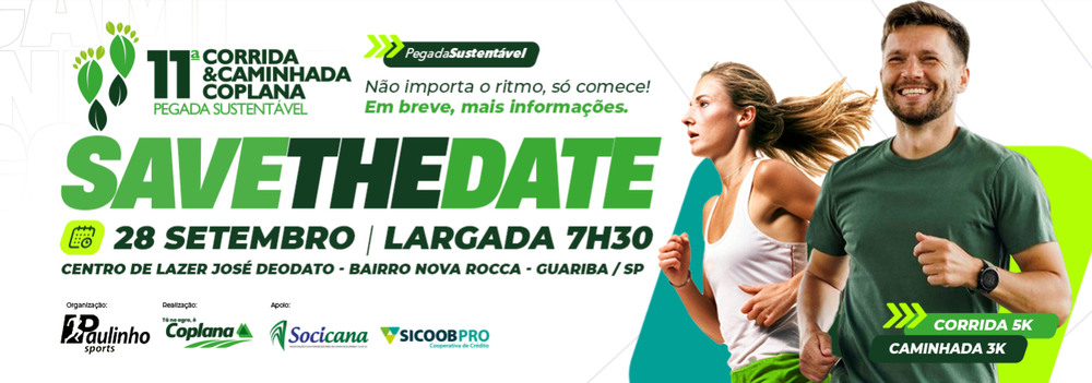 11ª Corrida e Caminhada Pegada Sustentável