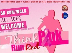 Think Pink Run Red NBCAC Delta Sigma Theta Sorority