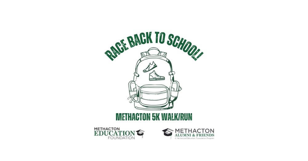 Race Back to School! Methacton 5K Walk or Run
