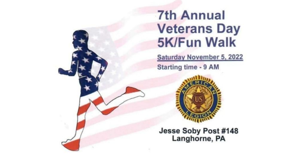 Langhorne American Legion Veteran’s Day 5K