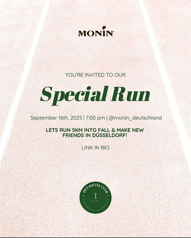 MONIN Special Run - Beginner