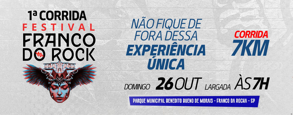 1ª CORRIDA FESTIVAL FRANCO DO ROCK