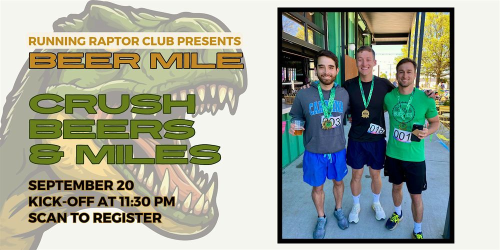 CLT Monday Night Brewing x Running Raptors Beer Mile
