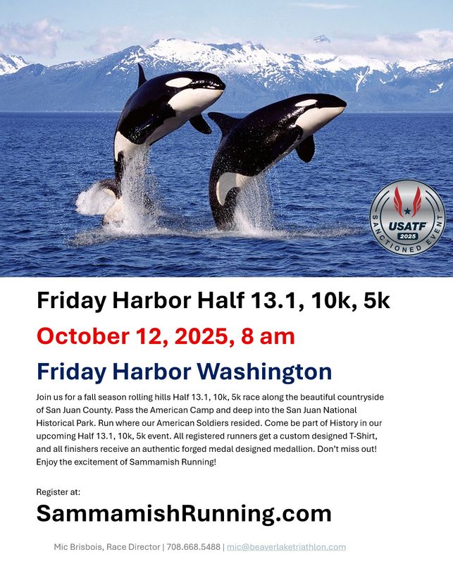 Friday Harbor Half 13.1, 10k, 5k
