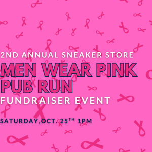 2nd Annual Sneaker Store Men Wear Pink Pub Run