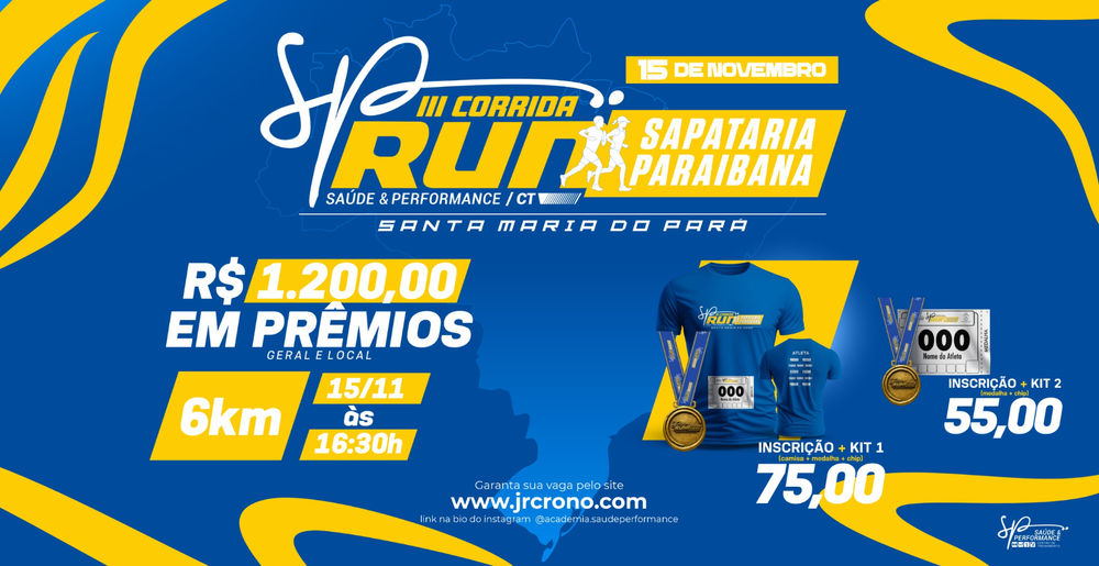 CORRIDA DA REPÚBLICA - III CORRIDA SP RUN - SAPATARIA PARAIBANA