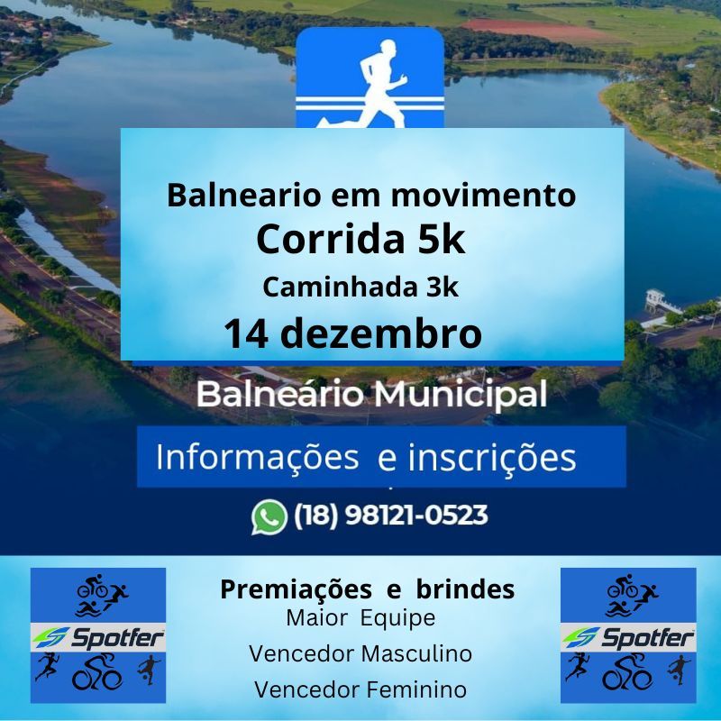 BALNEÁRIO EM MOVIMENTO CORRIDA E CAMINHADA