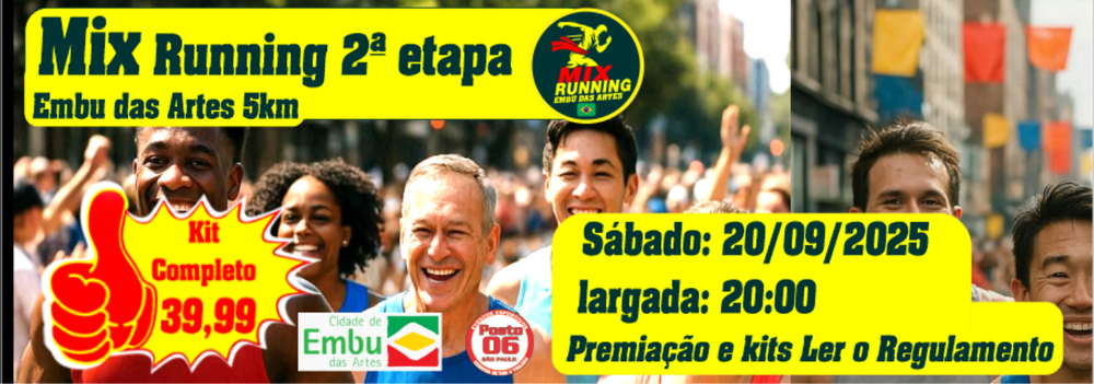 MIX RUNNING EMBU DAS ARTES 2 ETAPA