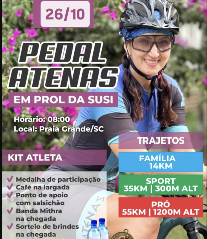 Pedal Atenas em Prol da Susi