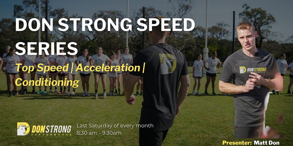Don Strong Speed Series - Session #5