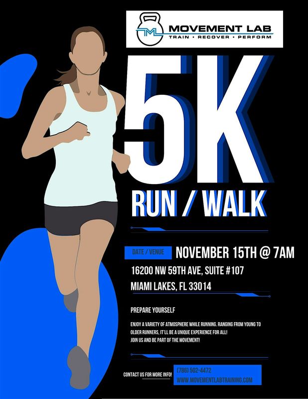 Movement Lab's 3rd Annual 5K Run/Walk